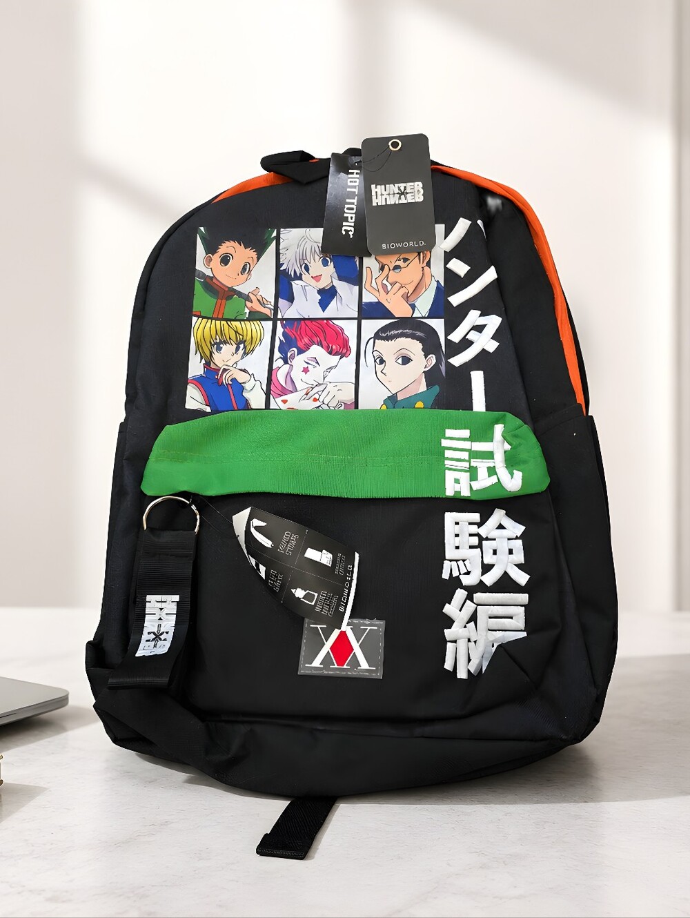 (#40) Hunter x Hunter Grid Two-Tone Backpack, an officially licensed product